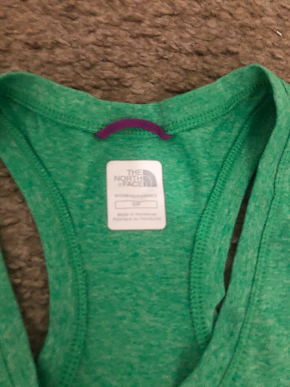 North Face tank top Green Size Small Like New - Picture 4 of 5